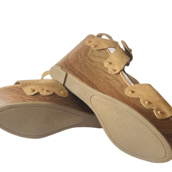 Dibi Wedge Shoes , Almost new. Tan Color SZ 10M - Picture 2 of 6